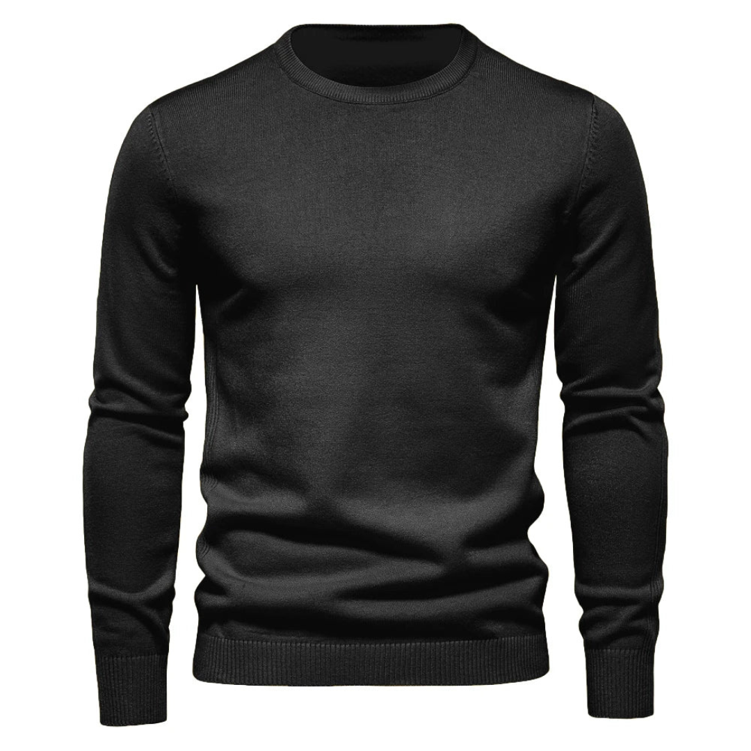 Men’s Classic Crew Neck Sweater | Elegant Slim Fit