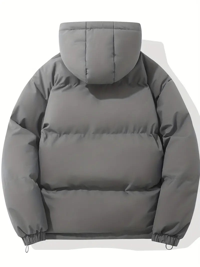 Men’s Warm Hooded Puffer Jacket | Classic Design Winter Coat