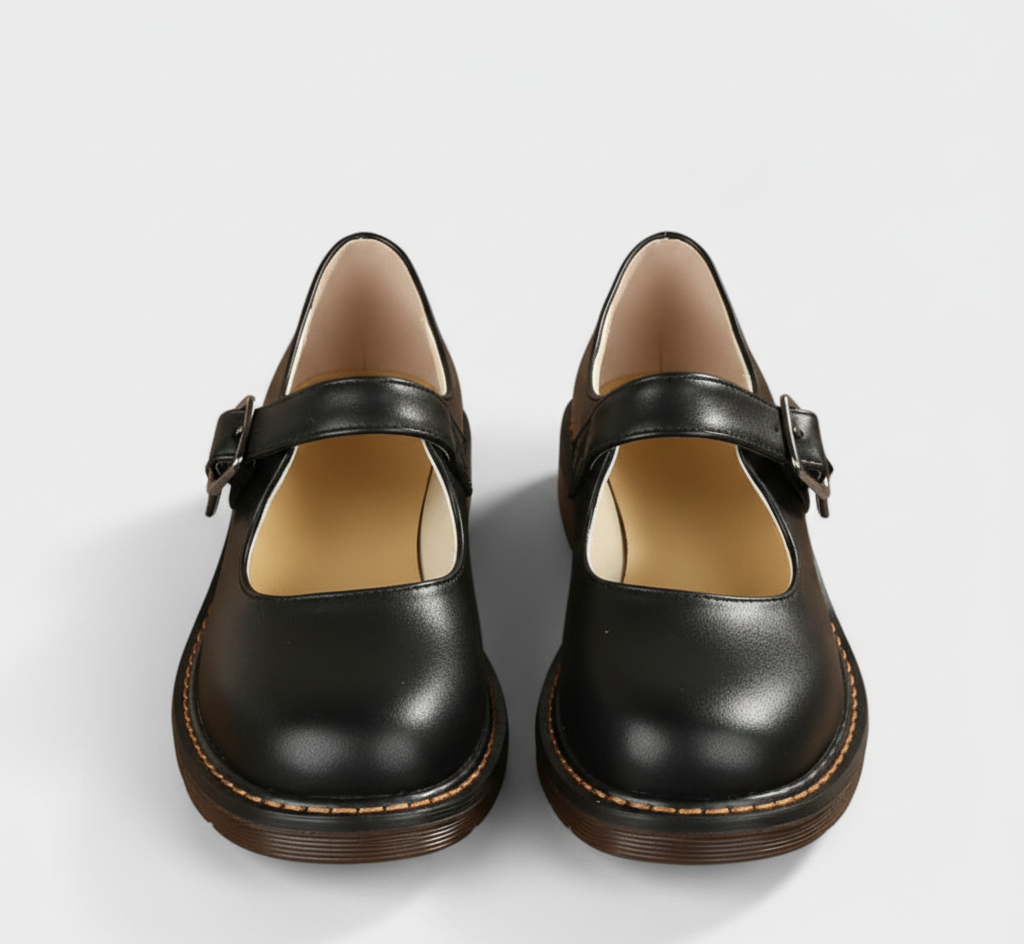 Dámské kožené baleríny Mary Jane od Assuli