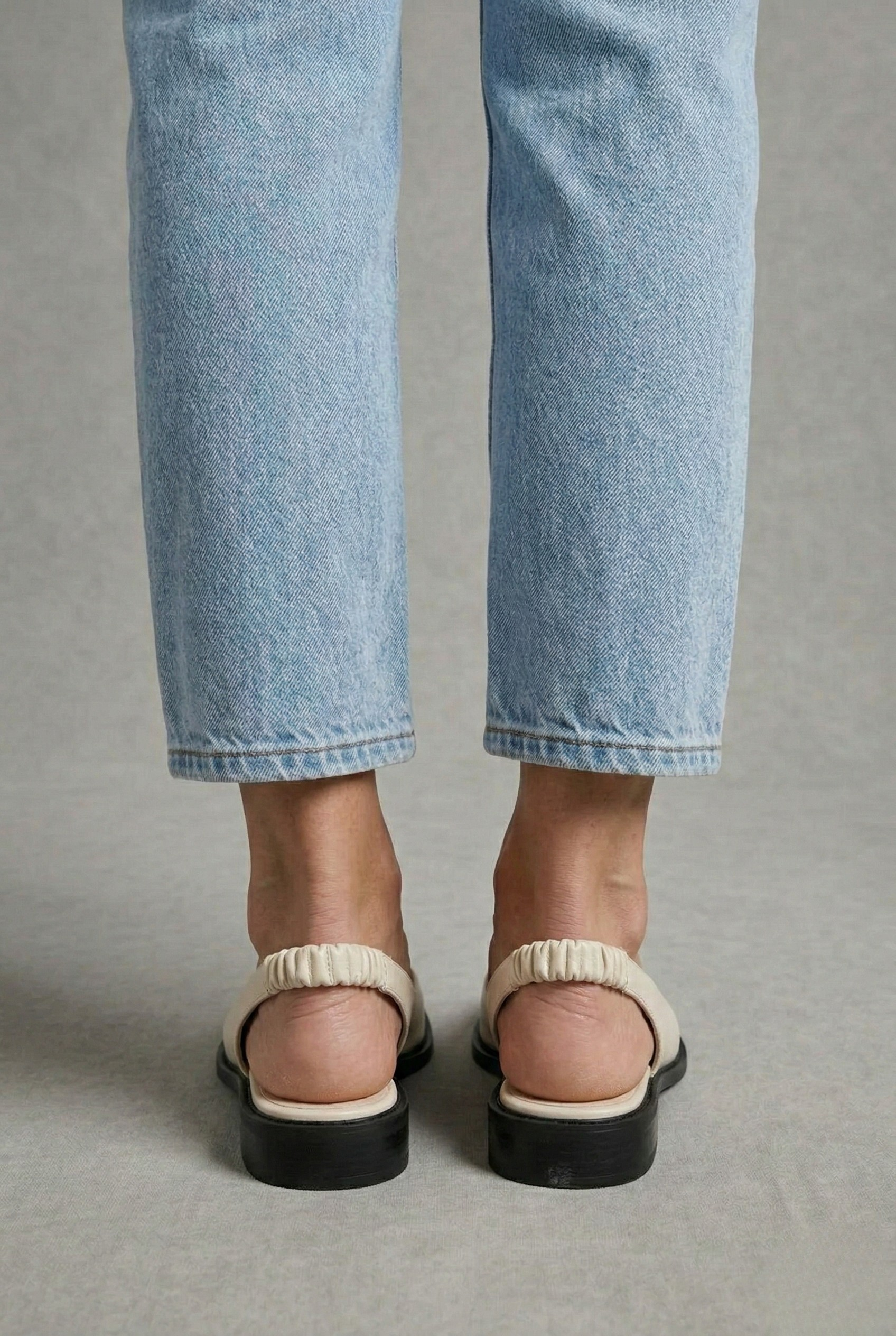 Γυναικεία παπούτσια φόρεμα με τετράγωνη μύτη, χαμηλό τακούνι, χωρίς δέσιμο