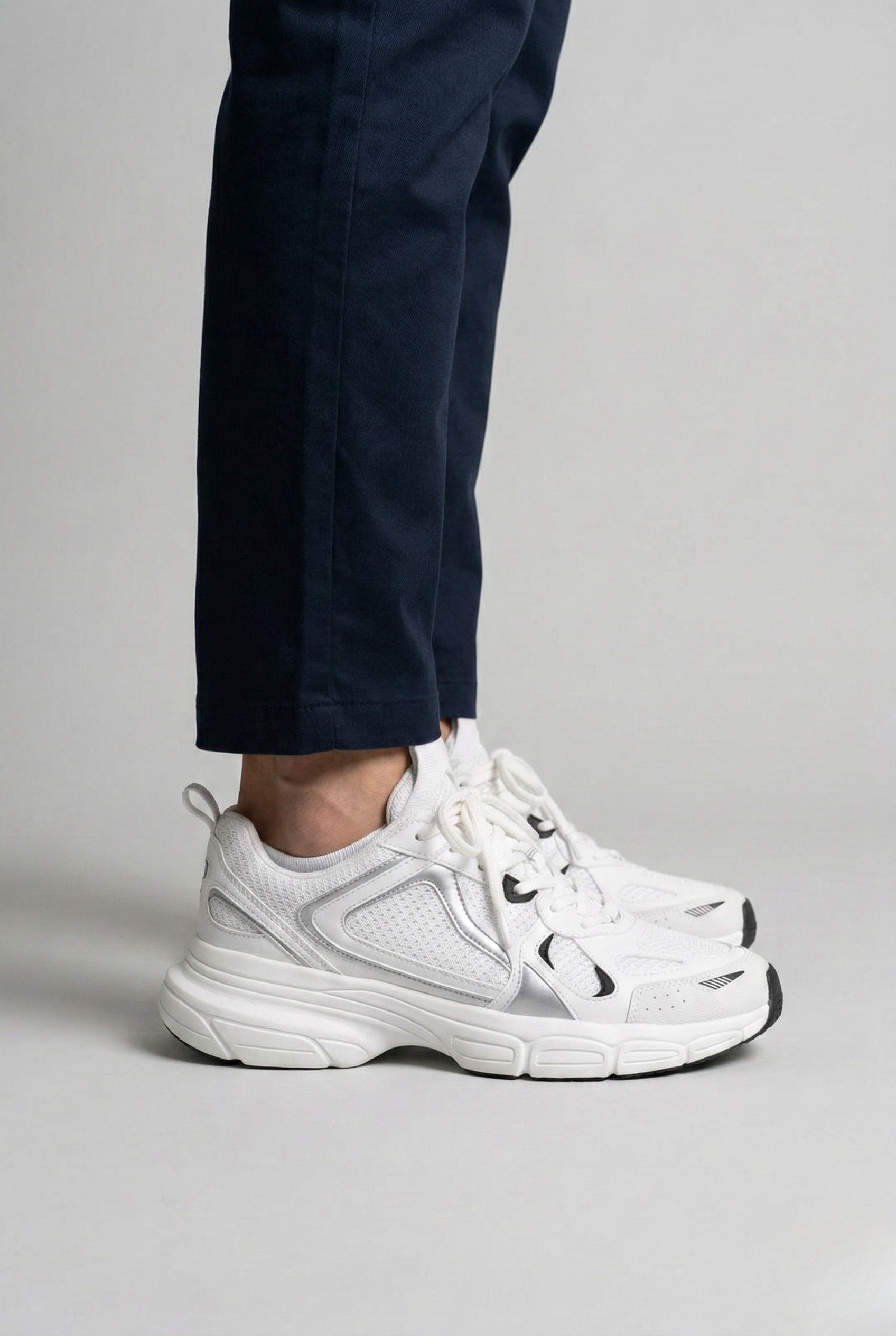 Zapatillas para correr de mujer con cordones, calzado atlético para caminar