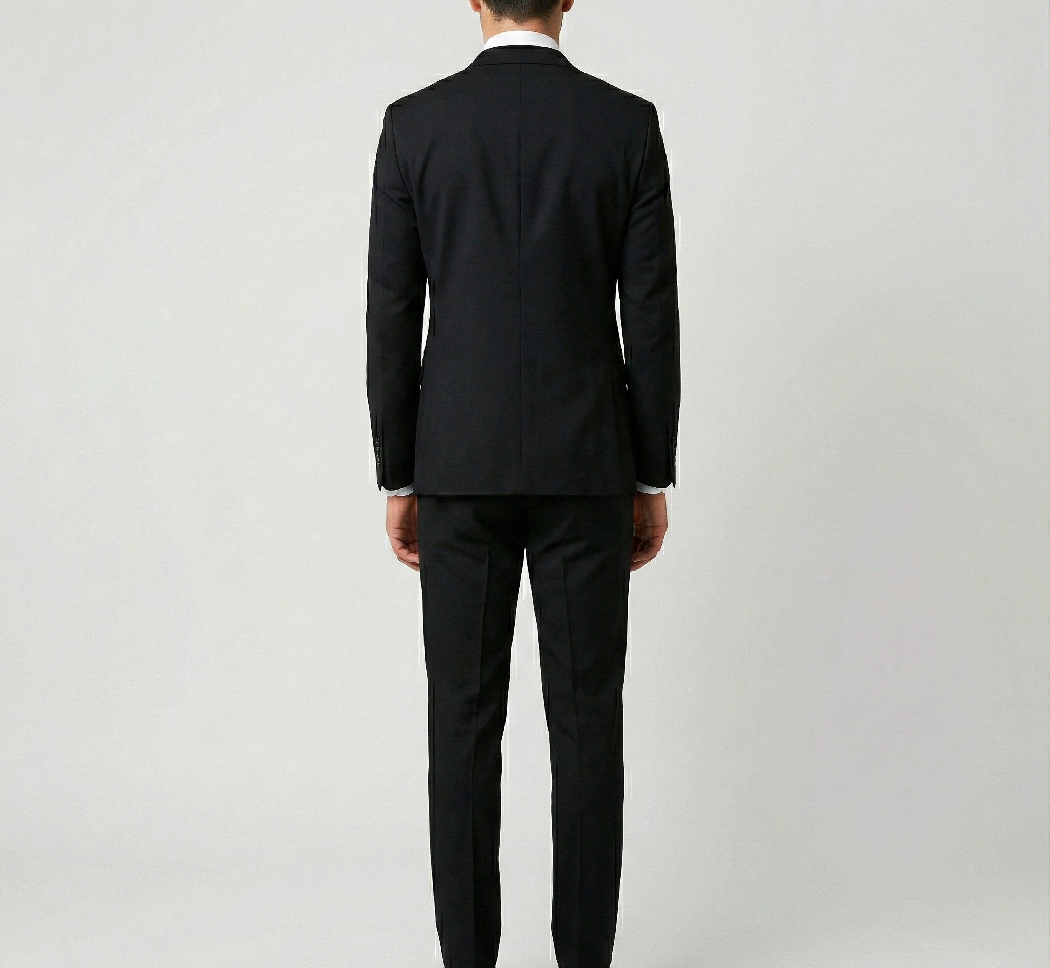 Pánský 3dílný formální oblek By Assuli, úzký střih, směs vlny, smokingový set