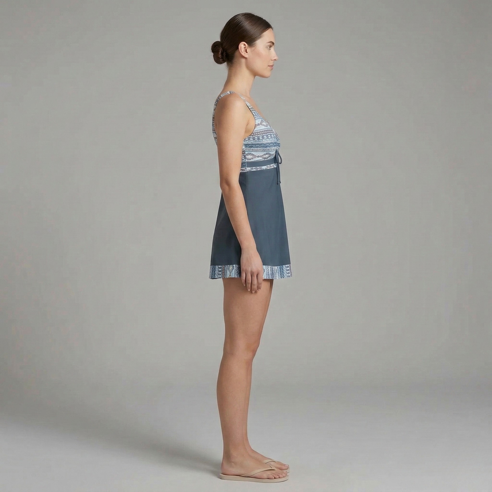 Costume da bagno tankini donna con controllo pancia, vestito da bagno e pantaloncini