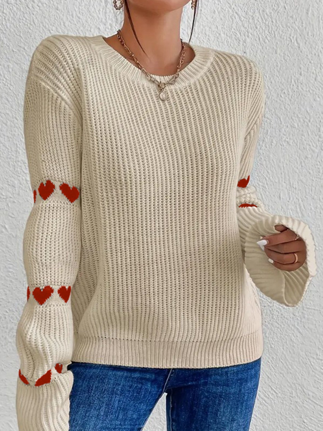 Women’s Relaxed Knit Sweater | Playful Cozy