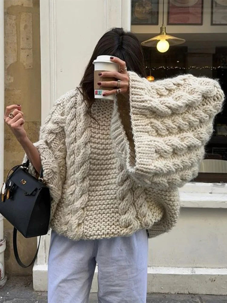 Women’s Chunky Knit Sweater | Cozy Oversized