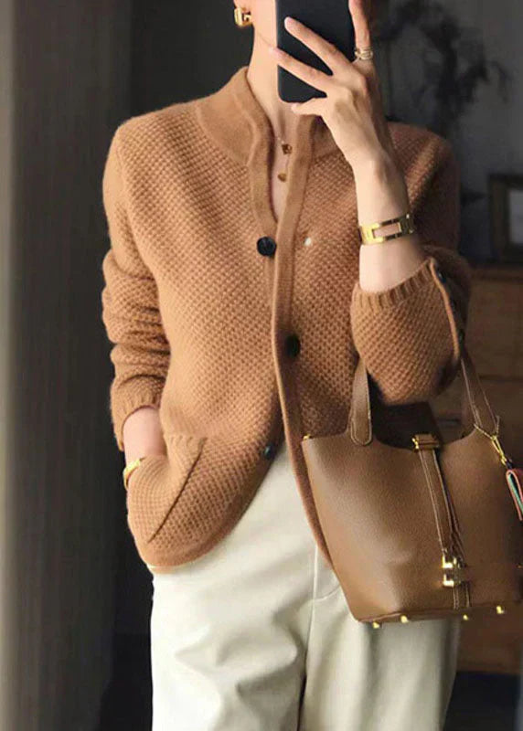 Women’s Knitted Button Cardigan | Luxurious Cosy
