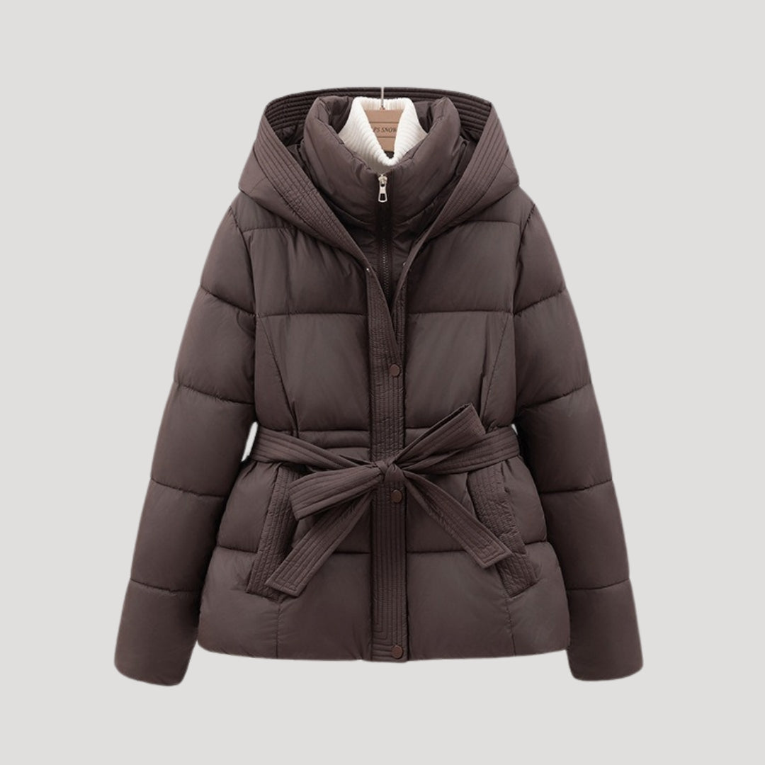 Women’s Puffer Jacket with Hood | Warm Winter Coat