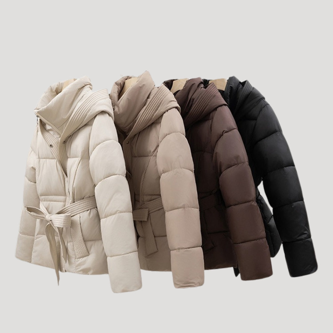 Women’s Puffer Jacket with Hood | Warm Winter Coat