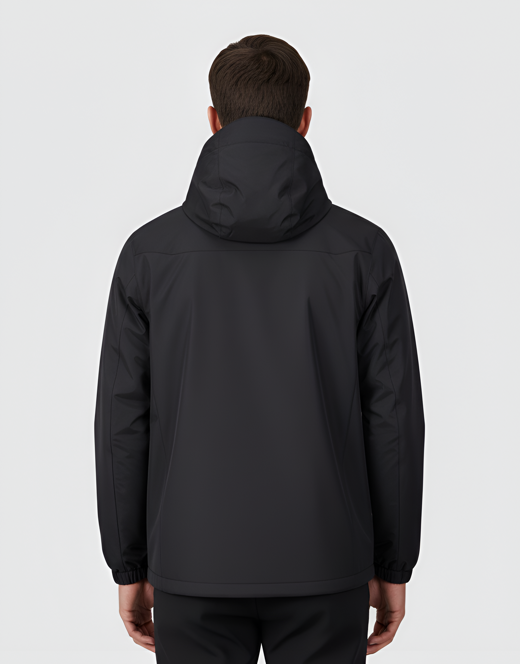 Férfi kapucnis golfdzseki szélálló vízálló könnyű teljesítménykülső ruházat