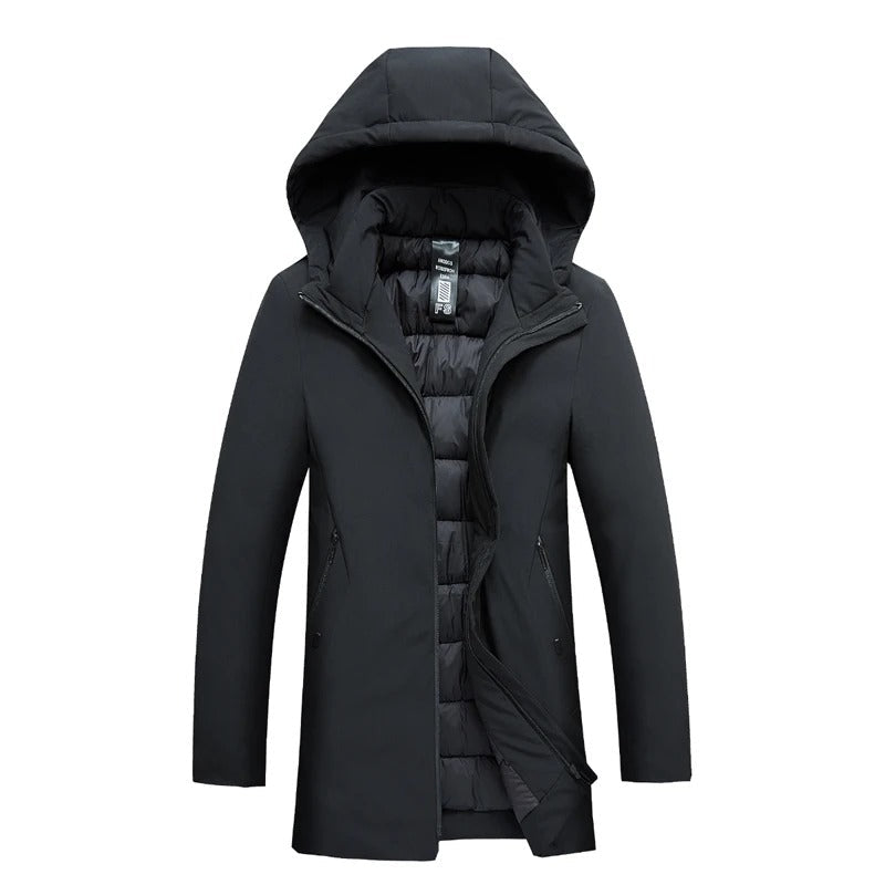 Men’s Winter Parka Coat | Hooded Warm Jacket