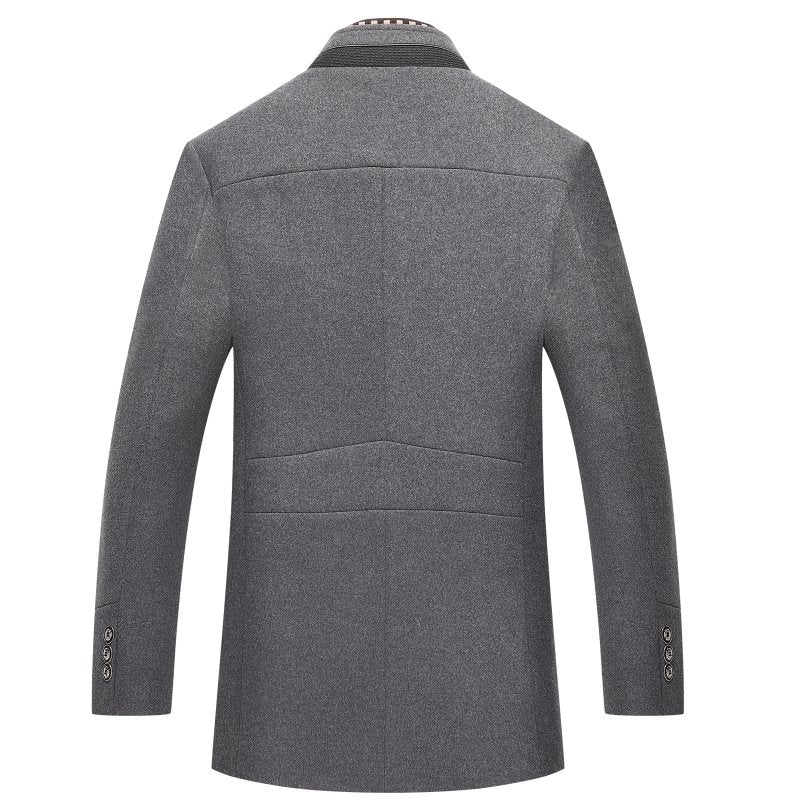 Men’s Classic Winter Coat | Elegant Long Jacket