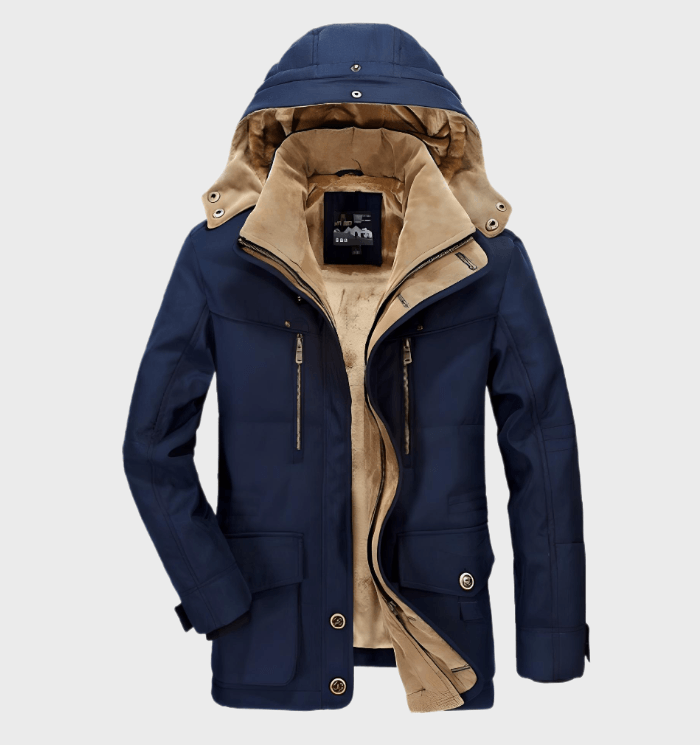 Men’s Thick Winter Parka | Hooded Warm Jacket