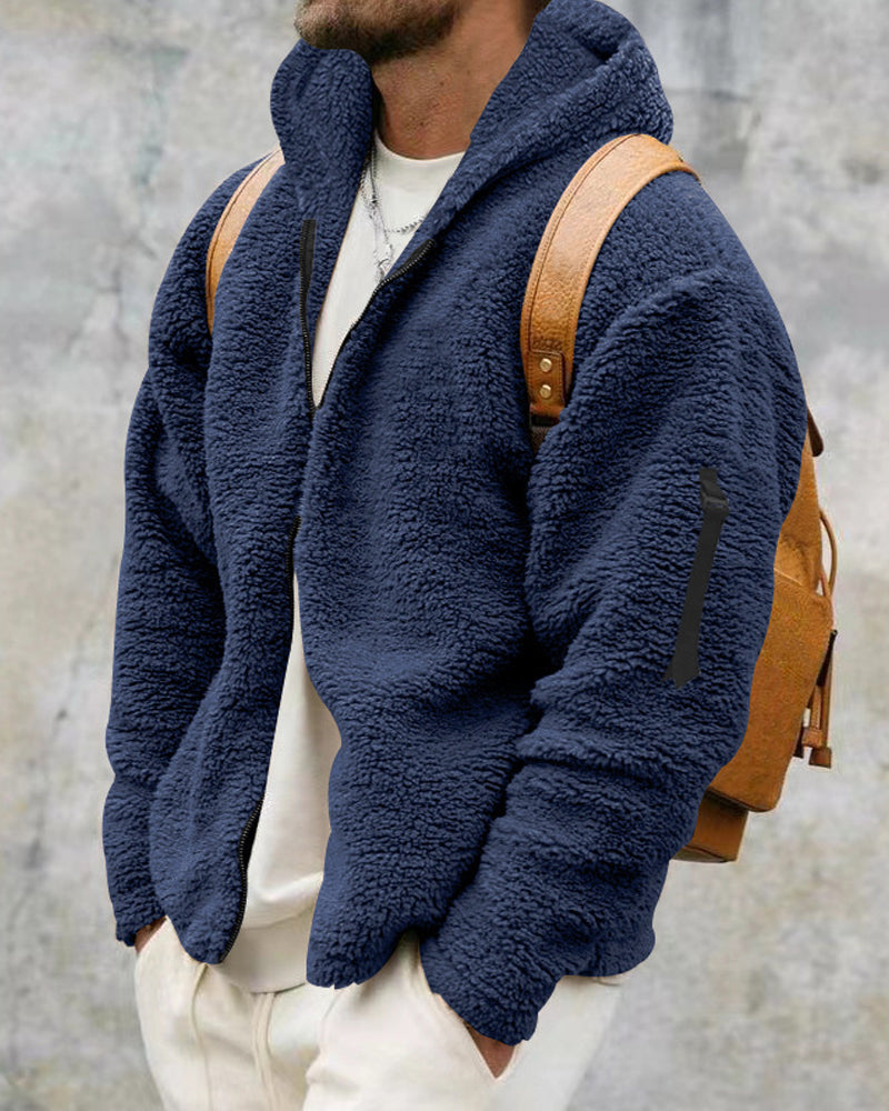Men’s Thermal Zip Hoodie | Warm Casual