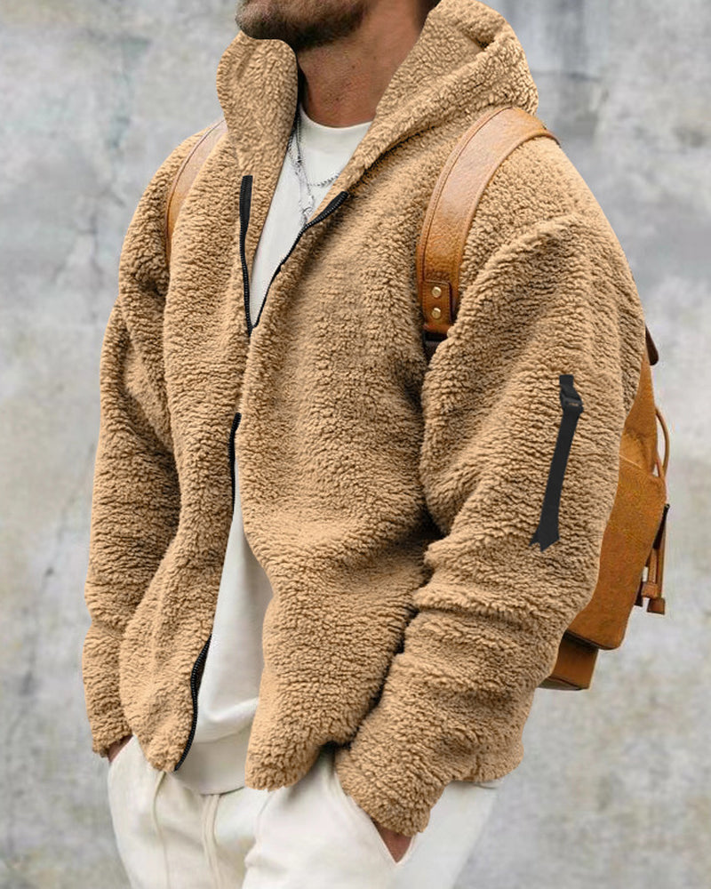 Men’s Thermal Zip Hoodie | Warm Casual