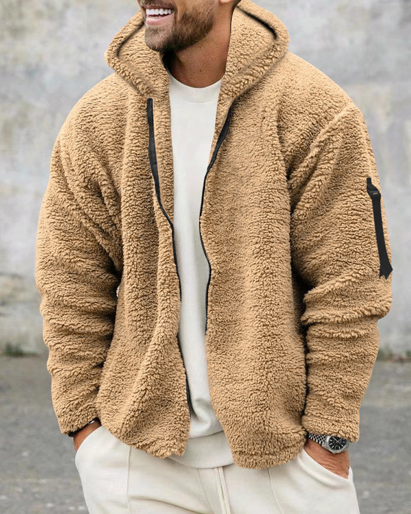 Men’s Thermal Zip Hoodie | Warm Casual