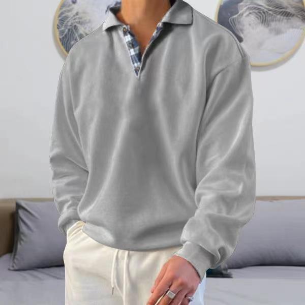 Men’s Long Sleeve Polo Shirt | Casual Smart Fit