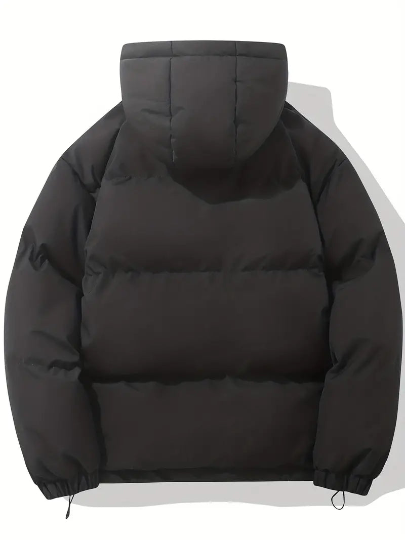 Men’s Warm Hooded Puffer Jacket | Classic Design Winter Coat