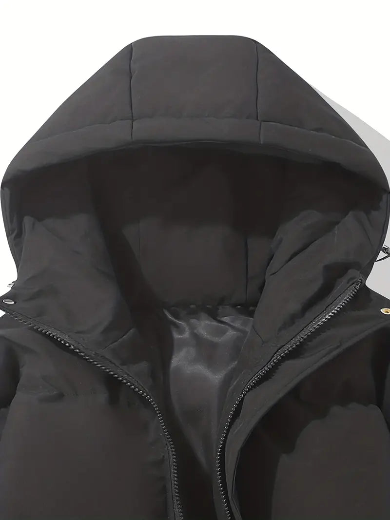 Men’s Warm Hooded Puffer Jacket | Classic Design Winter Coat