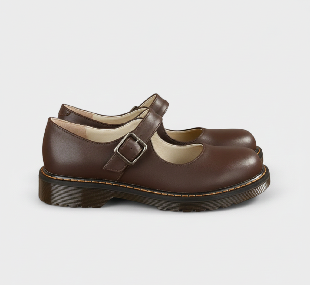 Dámské kožené baleríny Mary Jane od Assuli