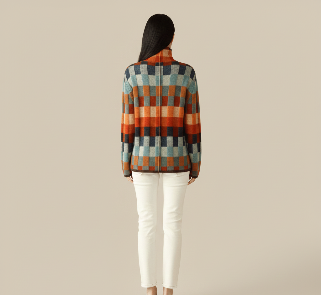 By Assuli women’s wool turtleneck sweater