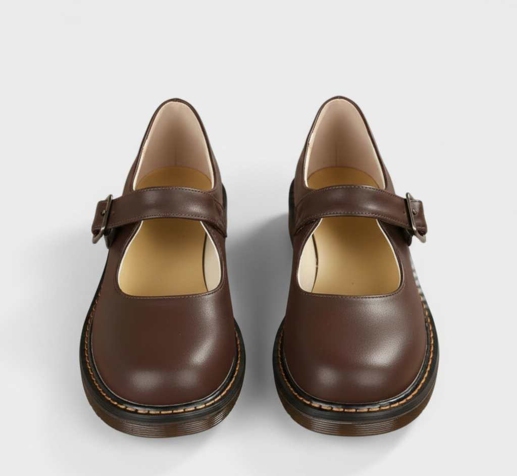 Dámské kožené baleríny Mary Jane od Assuli