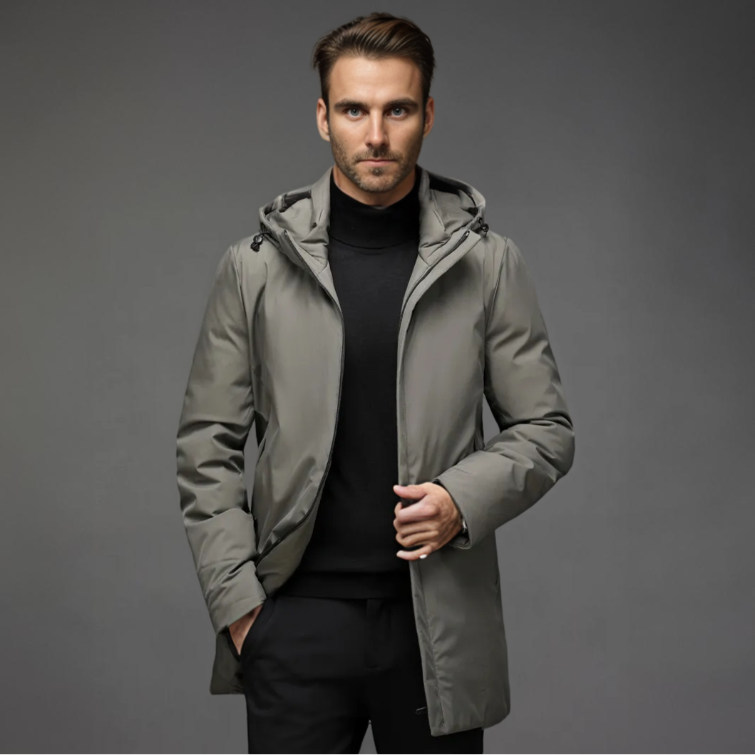 Men’s Winter Parka Coat | Hooded Warm Jacket
