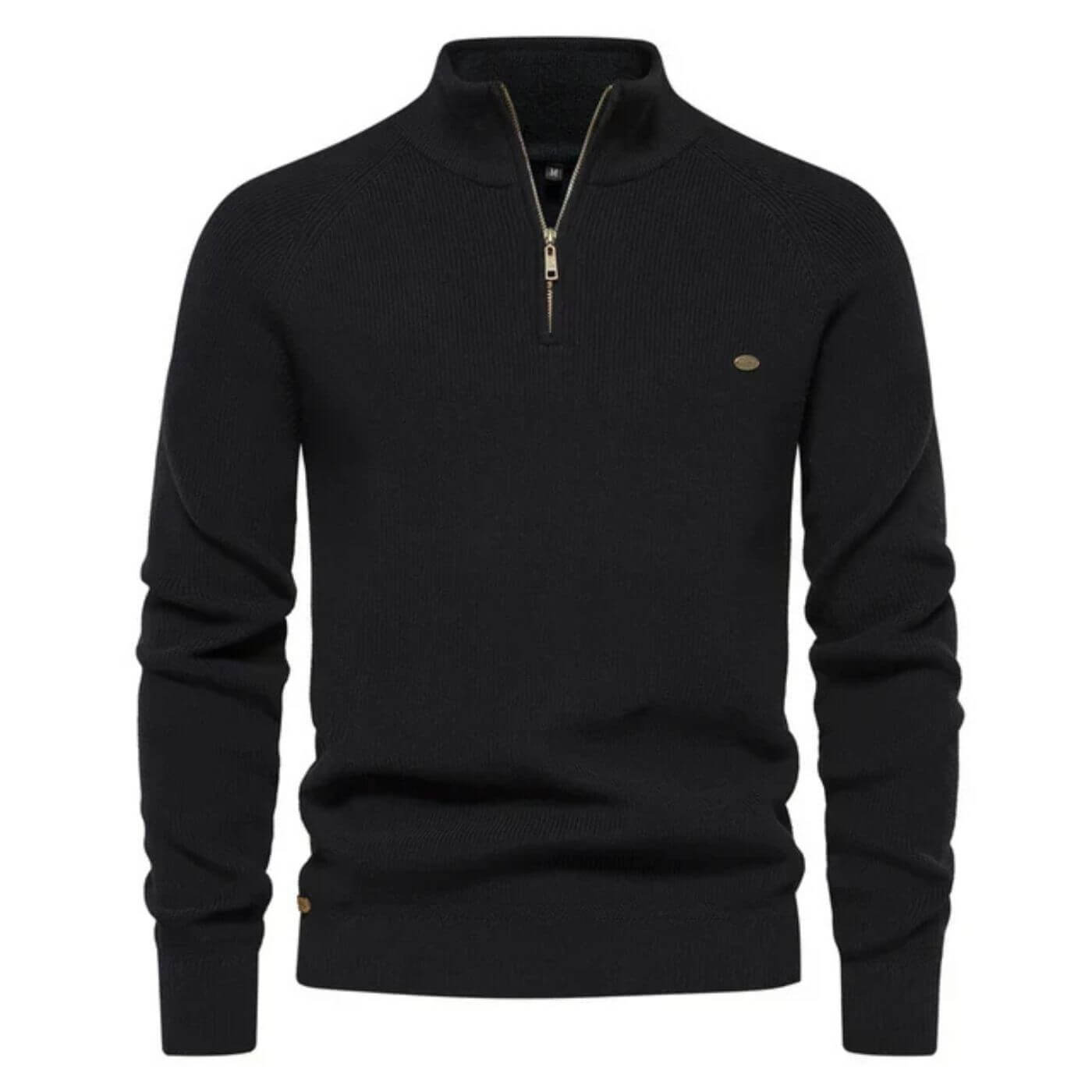 Men’s Half-Zip Knit Sweater | Soft Premium