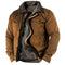 Men’s Sherpa Collar Shirt Jacket | Warm Lined Winter Overshirt