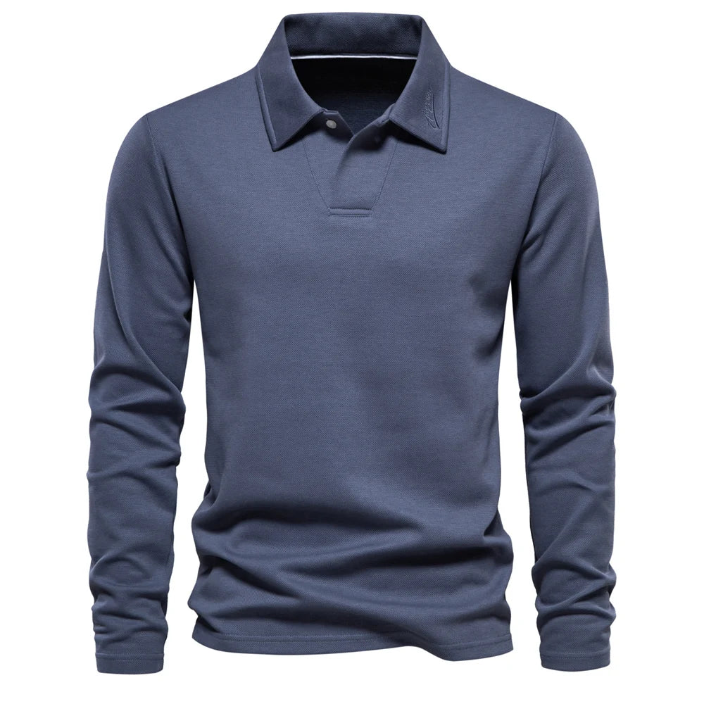 Men’s Polo Shirt | Embroidered Design | Casual Luxury Style