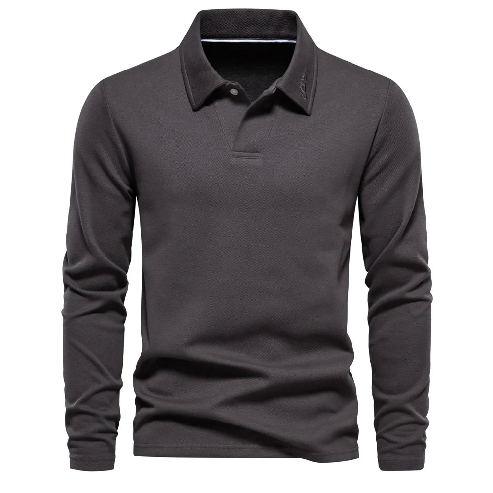 Men’s Polo Shirt | Embroidered Design | Casual Luxury Style