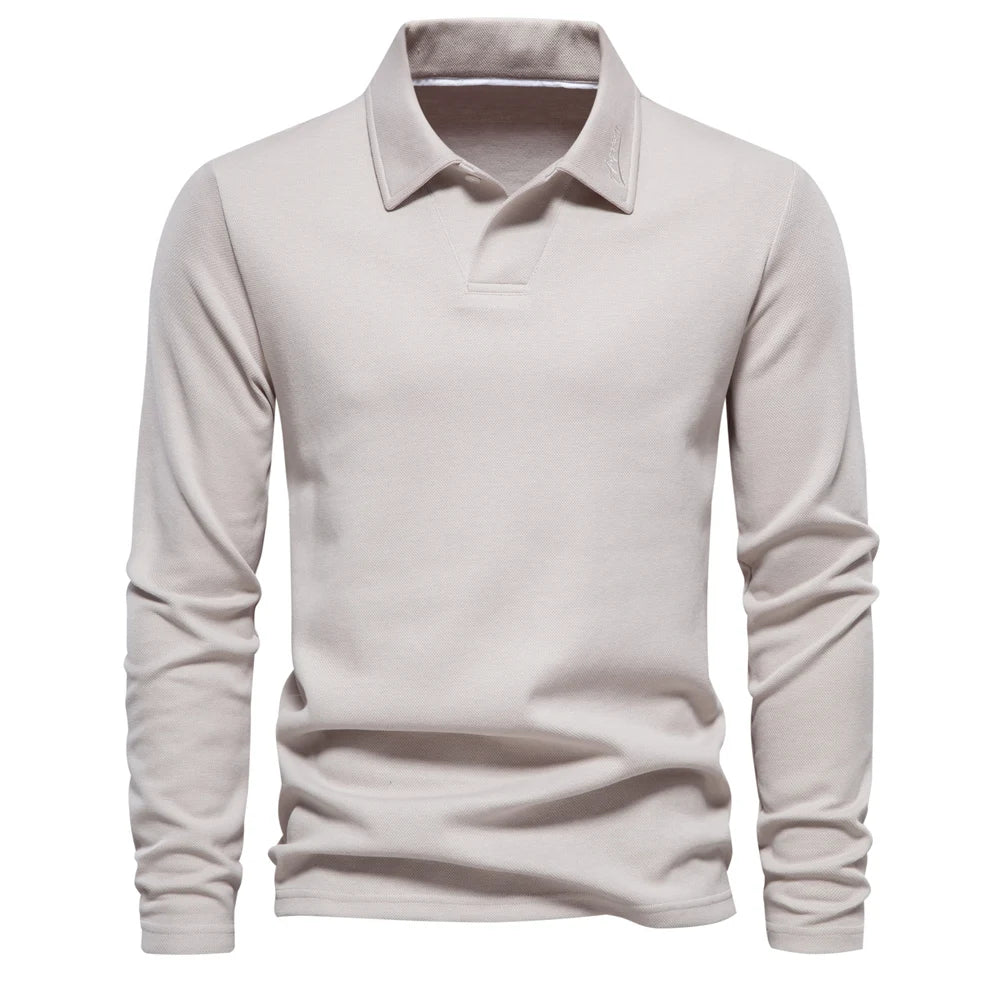 Men’s Polo Shirt | Embroidered Design | Casual Luxury Style