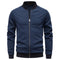 Men’s Baseball Jacket | Solid Color | Casual Winter Wear