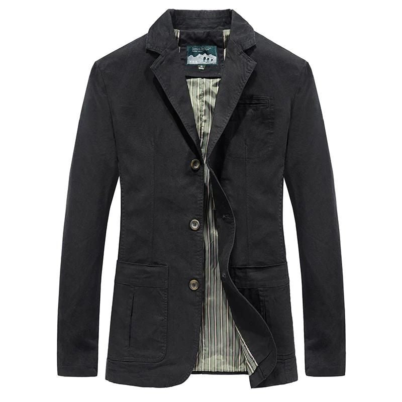 Men’s Casual Lightweight Blazer | Breathable Slim-Fit Jacket