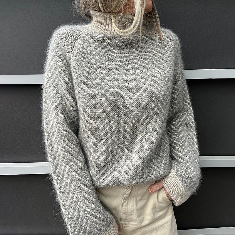 Chic Women’s Oversized Sweater | Relaxed Crewneck Pullover