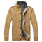 Men’s Knitted Cardigan | Warm Lined Zip Jacket
