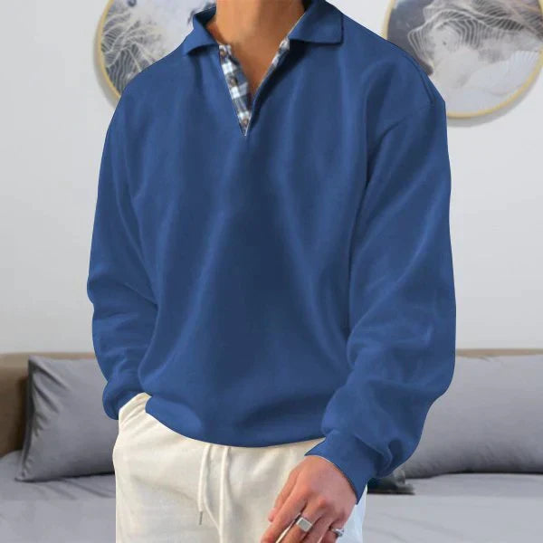 Men’s Long Sleeve Polo Shirt | Casual Smart Fit