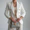 Women’s Double-Breasted Blazer | Elegant Tailored Suit Jacket
