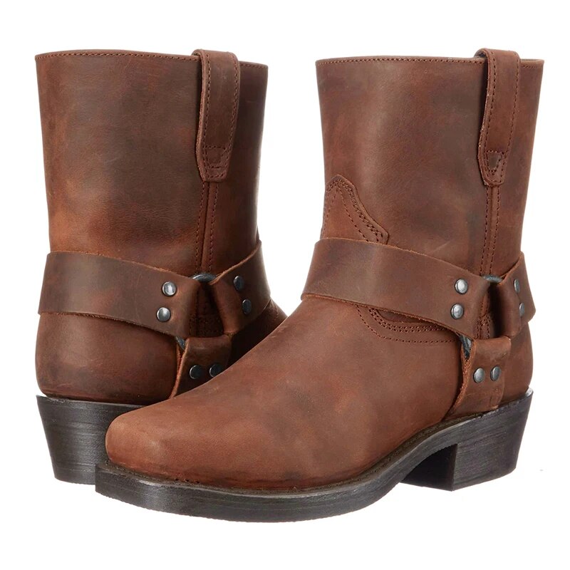Men’s Vintage Western Boots | Classic Ankle Style