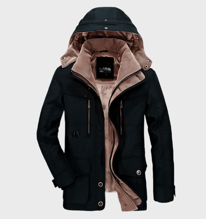 Men’s Thick Winter Parka | Hooded Warm Jacket