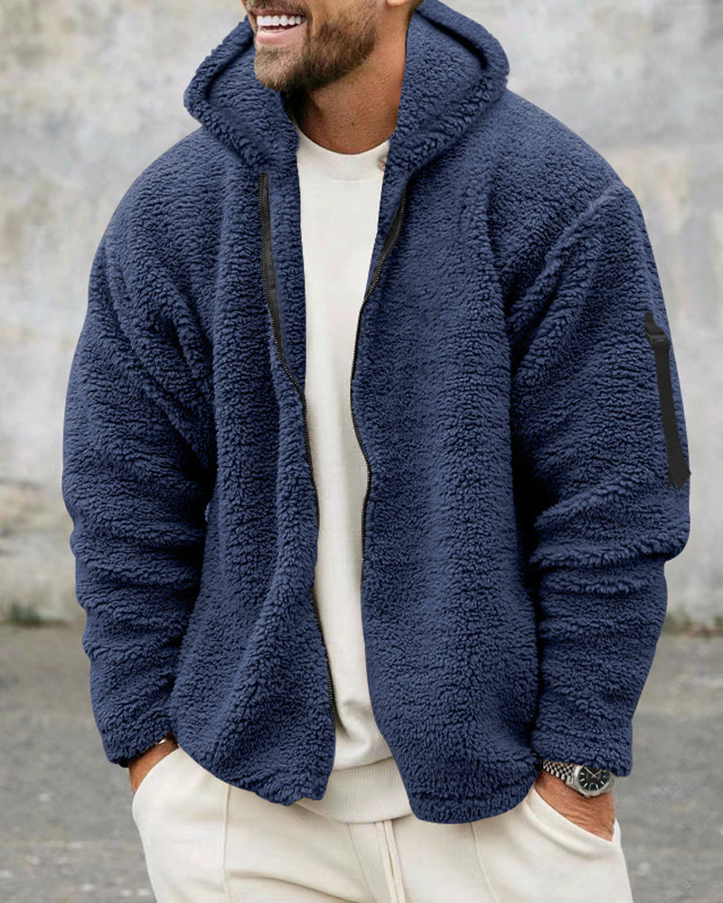 Men’s Thermal Zip Hoodie | Warm Casual