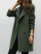 Women’s Double-Breasted Long Coat | Elegant Winter Overcoat